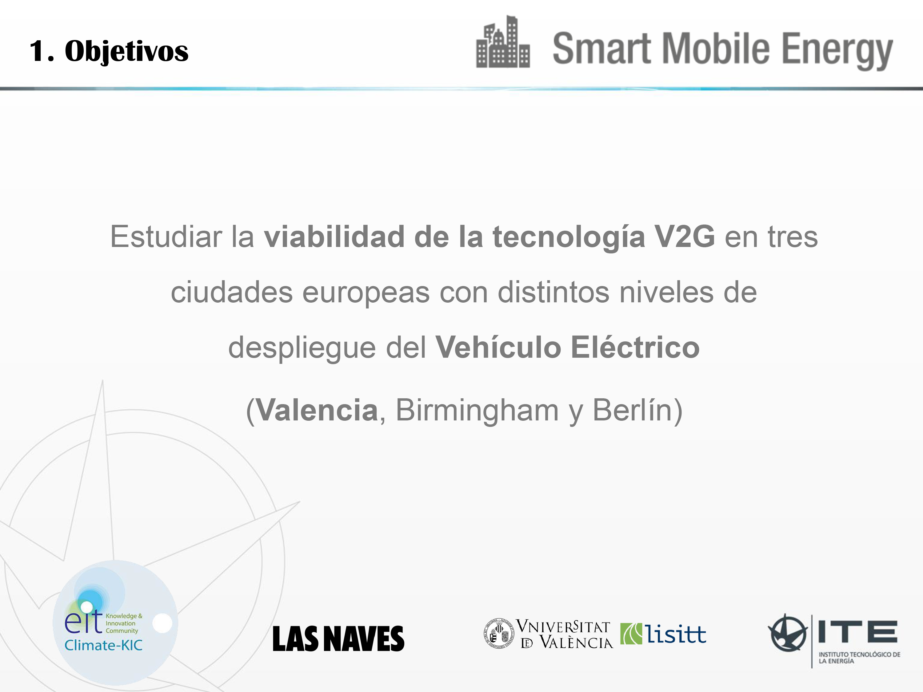 Resultados proyecto Smart Mobile Energy (SME) - Ovans